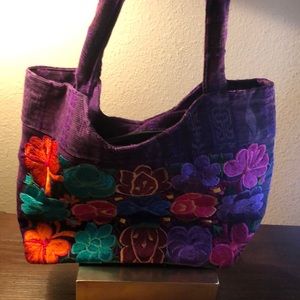 Mayan Embroidered Tote
